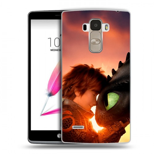 Дизайнерский пластиковый чехол для LG G4 Stylus Как приручить дракона