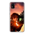 Дизайнерский силиконовый чехол для ZTE Blade A31 Как приручить дракона