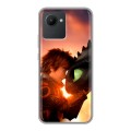 Дизайнерский силиконовый чехол для Realme C30 Как приручить дракона