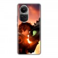 Дизайнерский силиконовый чехол для OPPO Reno10 Как приручить дракона