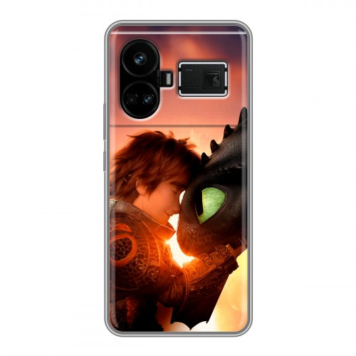 Дизайнерский силиконовый чехол для Realme GT5 Как приручить дракона
