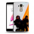 Дизайнерский пластиковый чехол для LG G4 Stylus Контер страйк Counter strike