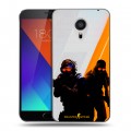 Дизайнерский пластиковый чехол для Meizu MX5 Контер страйк Counter strike