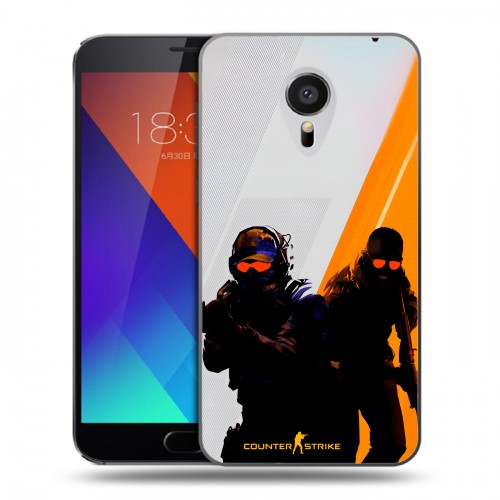 Дизайнерский пластиковый чехол для Meizu MX5 Контер страйк Counter strike