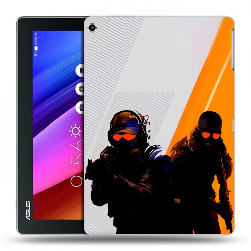 Дизайнерский силиконовый чехол для ASUS ZenPad 10 Контер страйк Counter strike