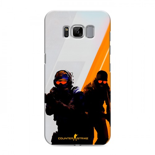 Дизайнерский силиконовый чехол для Samsung Galaxy S8 Контер страйк Counter strike