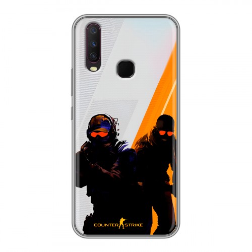 Дизайнерский силиконовый чехол для Vivo Y17 Контер страйк Counter strike