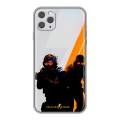 Дизайнерский силиконовый чехол для Iphone 11 Pro Контер страйк Counter strike