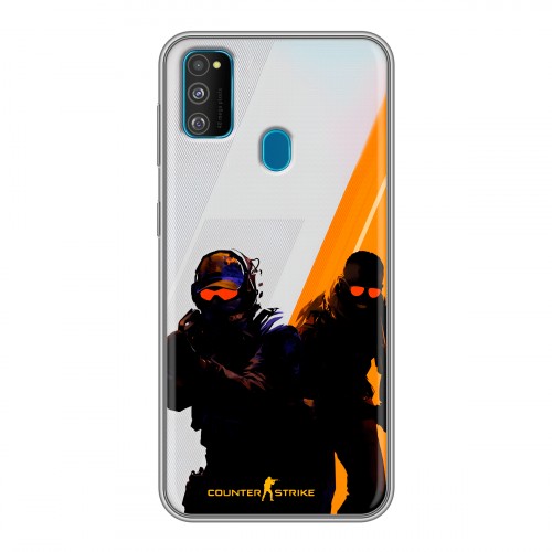 Дизайнерский силиконовый чехол для Samsung Galaxy M30s Контер страйк Counter strike