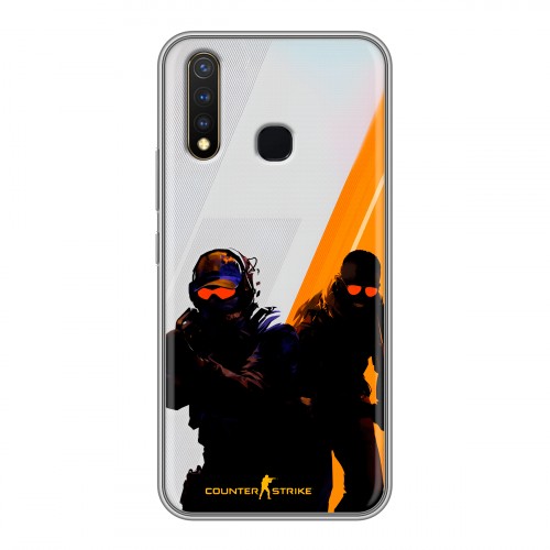 Дизайнерский силиконовый чехол для Vivo Y19 Контер страйк Counter strike