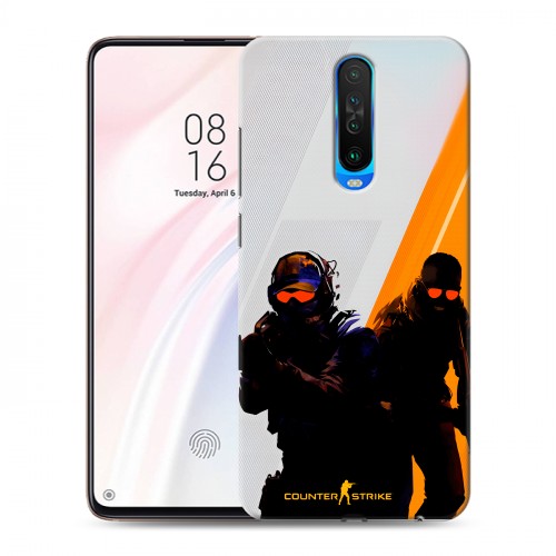 Дизайнерский пластиковый чехол для Xiaomi RedMi K30 Контер страйк Counter strike