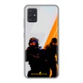 Дизайнерский силиконовый чехол для Samsung Galaxy A51 Контер страйк Counter strike