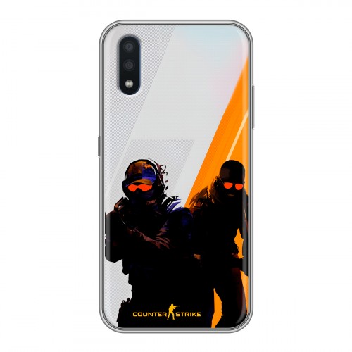 Дизайнерский силиконовый чехол для Samsung Galaxy M01 Контер страйк Counter strike