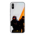 Дизайнерский силиконовый чехол для Xiaomi RedMi 9A Контер страйк Counter strike