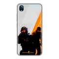 Дизайнерский силиконовый чехол для Vivo Y91C Контер страйк Counter strike