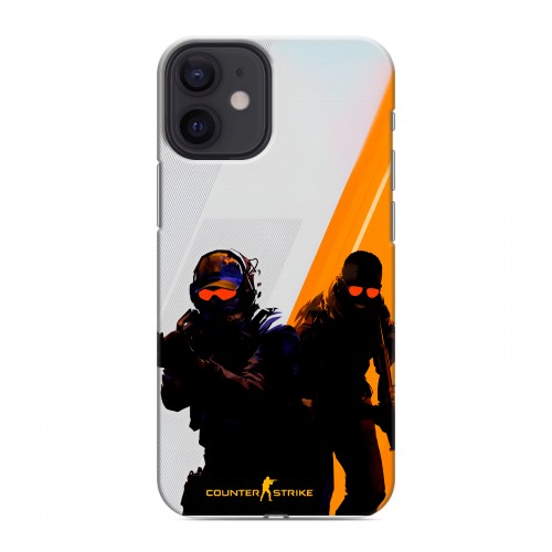 Дизайнерский силиконовый чехол для Iphone 12 Mini Контер страйк Counter strike