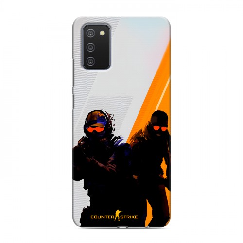 Дизайнерский пластиковый чехол для Samsung Galaxy A02s Контер страйк Counter strike