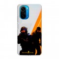 Дизайнерский силиконовый чехол для Xiaomi Poco F3 Контер страйк Counter strike