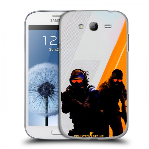 Дизайнерский пластиковый чехол для Samsung Galaxy Grand Контер страйк Counter strike