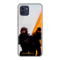 Дизайнерский силиконовый чехол для Samsung Galaxy A03 Контер страйк Counter strike