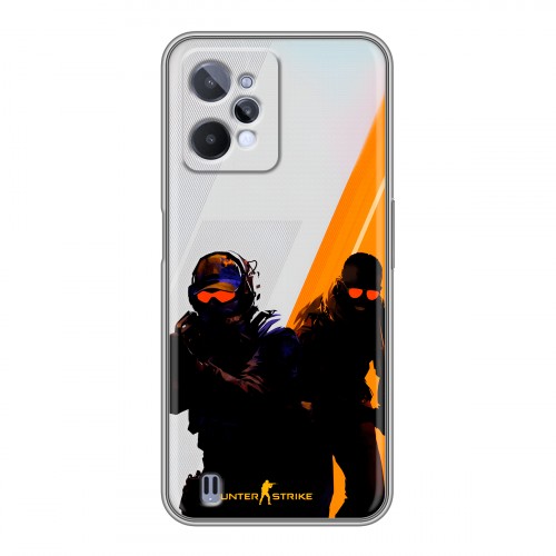 Дизайнерский силиконовый чехол для Realme C31 Контер страйк Counter strike