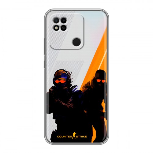 Дизайнерский силиконовый чехол для Xiaomi Redmi 10A Контер страйк Counter strike