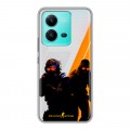 Дизайнерский пластиковый чехол для Vivo V25 Контер страйк Counter strike