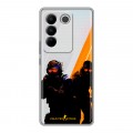 Дизайнерский силиконовый чехол для Vivo V27 Контер страйк Counter strike