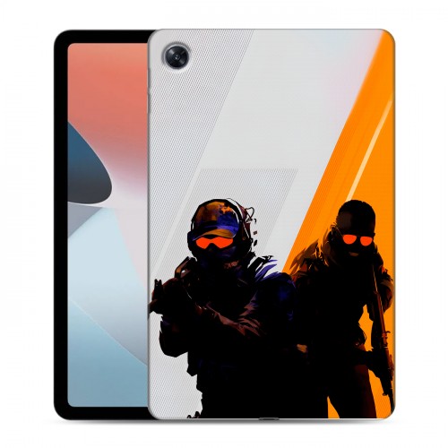 Дизайнерский силиконовый чехол для OPPO Pad Air Контер страйк Counter strike