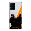Дизайнерский силиконовый чехол для XIaomi Poco F5 Контер страйк Counter strike