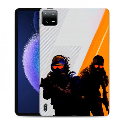 Дизайнерский силиконовый чехол для Xiaomi Pad 6 Контер страйк Counter strike