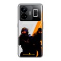 Дизайнерский силиконовый с усиленными углами чехол для Realme GT3 Контер страйк Counter strike