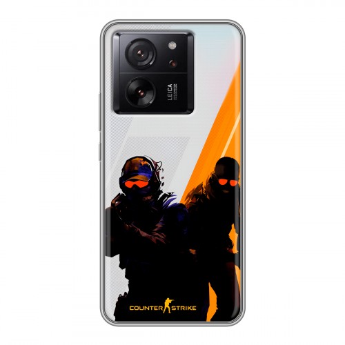 Дизайнерский пластиковый чехол для Xiaomi 13T Контер страйк Counter strike