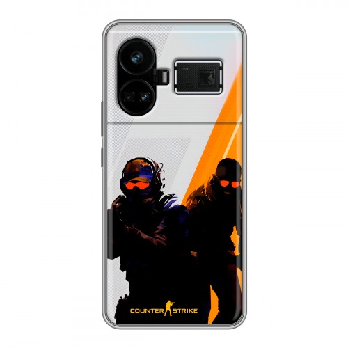Дизайнерский силиконовый чехол для Realme GT5 Контер страйк Counter strike