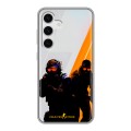 Дизайнерский силиконовый чехол для Samsung Galaxy S24 Контер страйк Counter strike