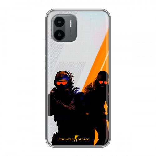 Дизайнерский силиконовый чехол для Xiaomi Redmi A2 Контер страйк Counter strike