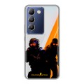 Дизайнерский пластиковый чехол для Vivo V30 Lite Контер страйк Counter strike