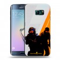 Дизайнерский силиконовый чехол для Samsung Galaxy S6 Edge Контер страйк Counter strike
