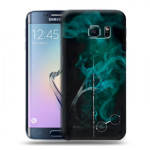 Дизайнерский силиконовый чехол для Samsung Galaxy S6 Edge Гарри Поттер Harry Potter