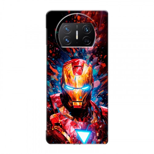 Дизайнерский пластиковый чехол для Huawei Mate X3 Железный человек Ironman