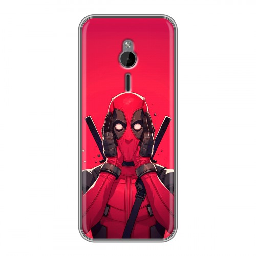 Дизайнерский силиконовый чехол для Nokia 230 Дедпул Deadpool