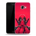 Дизайнерский пластиковый чехол для Samsung Galaxy C5 Дедпул Deadpool