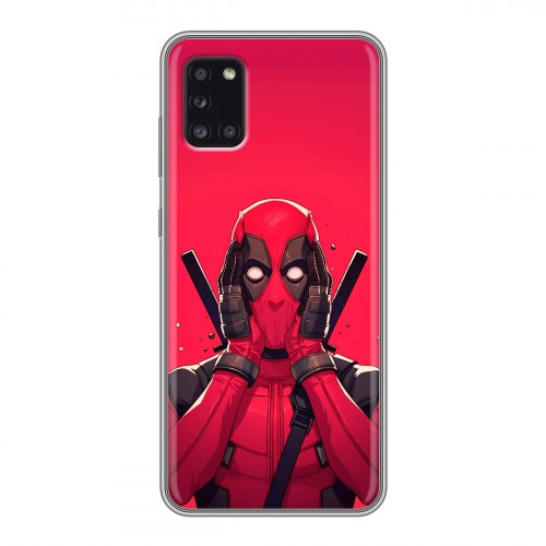 Дизайнерский силиконовый чехол для Samsung Galaxy A31 Дедпул Deadpool