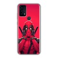 Дизайнерский пластиковый чехол для TCL 20B Дедпул Deadpool