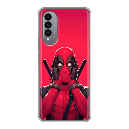 Дизайнерский силиконовый чехол для Wiko T50 Дедпул Deadpool