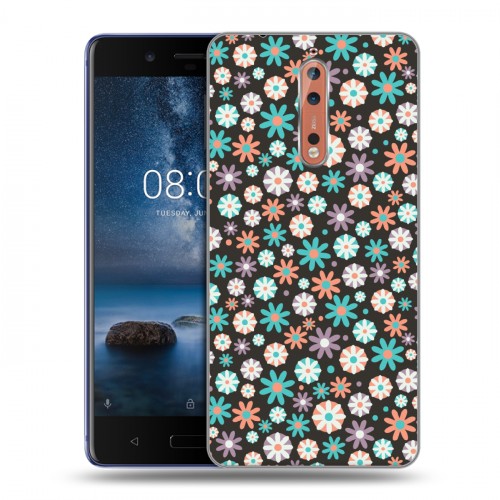 Дизайнерский пластиковый чехол для Nokia 8 Полевой ковер