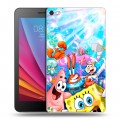 Дизайнерский силиконовый чехол для Huawei MediaPad T2 7.0 Pro спанчбоб спанч боб
