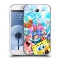 Дизайнерский пластиковый чехол для Samsung Galaxy Grand спанчбоб спанч боб