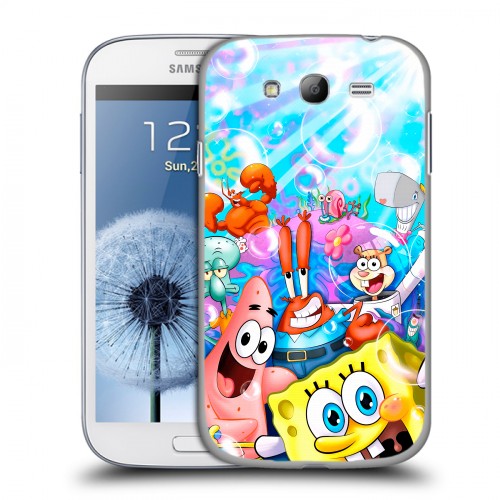 Дизайнерский пластиковый чехол для Samsung Galaxy Grand спанчбоб спанч боб
