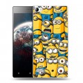 Дизайнерский пластиковый чехол для Lenovo Vibe X2 Миньоны